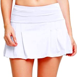 🔴 Lucy orange and grey tennis skirt skort